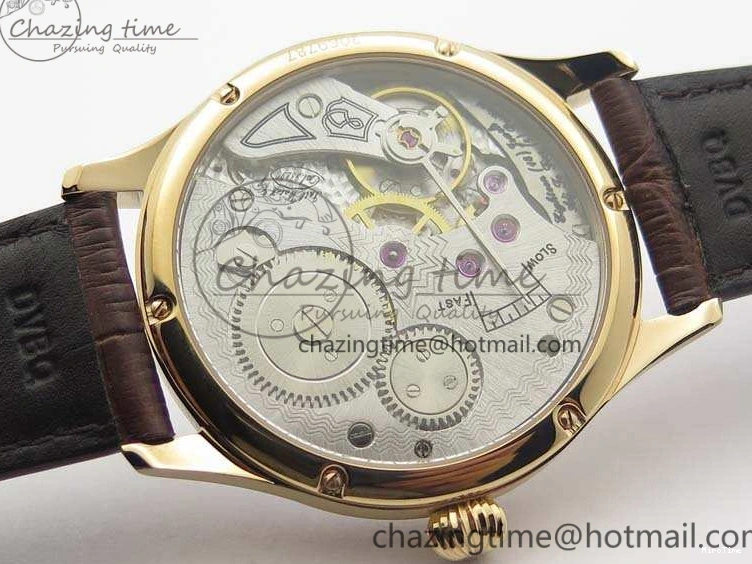 MIROTIME 0318 Effortless Portuguese Fa Jones IW544201 RG GSF 1:1 Best Edition White Dial On Leather Strap 7228